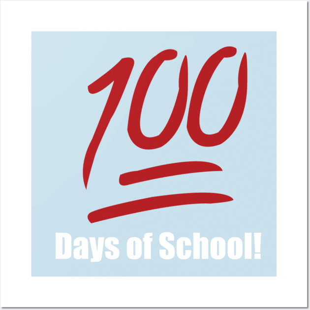 100 Days of School Wall Art by ACKDesign